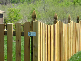 front wood picket